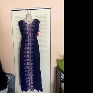 Fashion Summer Women's Printed Maxi Dress M